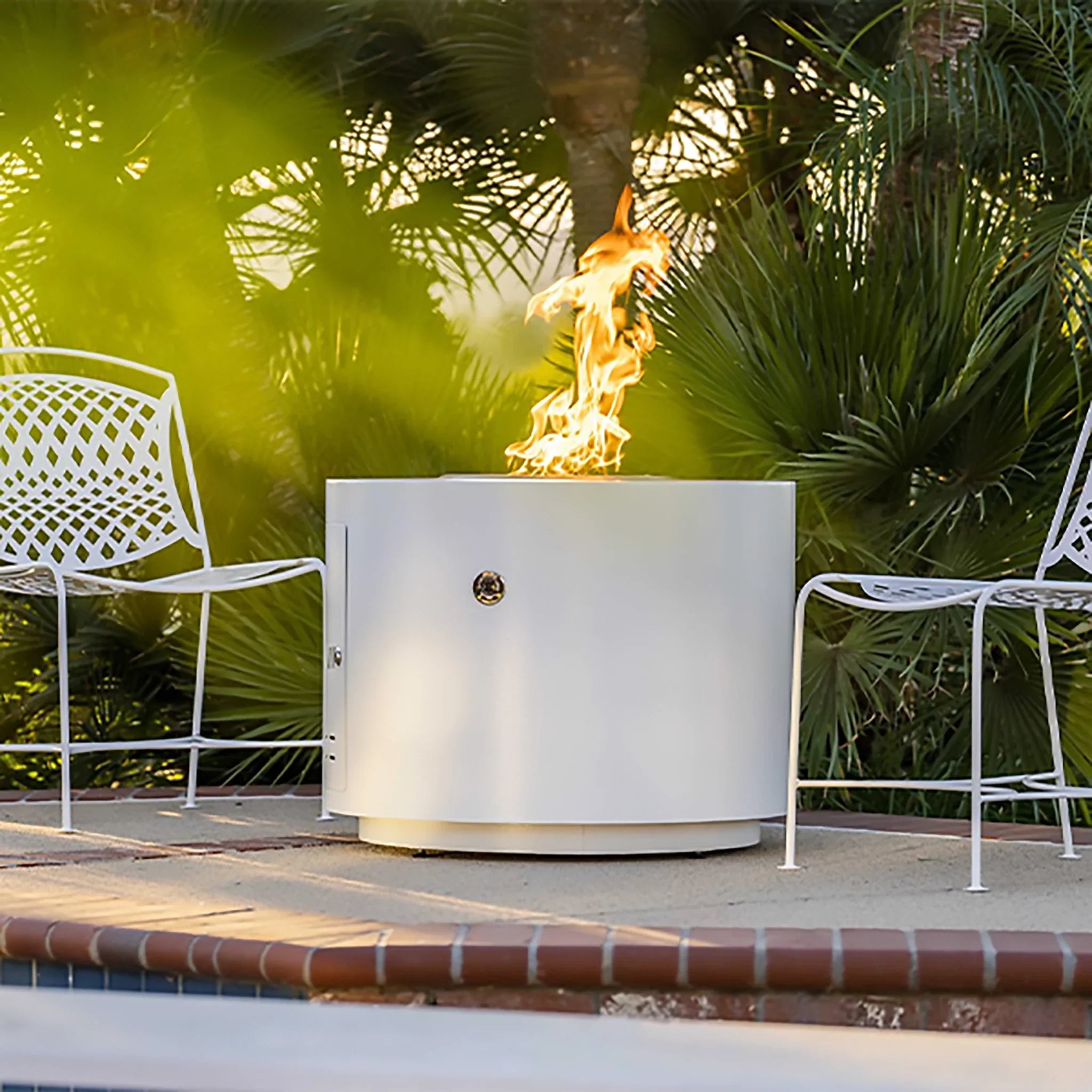 The Outdoor Plus 42" Beverly Steel Gas Fire Pit